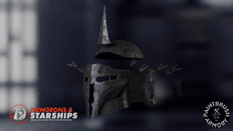 Witch King Mandalorian Helmet - Star Wars X LOTR 3d model