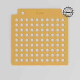 Present Sprinkle Stencil, 5 Size Bundle for Sprinkles & Cocoa, Festive Gift Box Design PRODUCT_1318 3d model