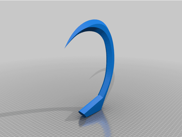 Death's Sickle Staff from Puss and Boots 3d model