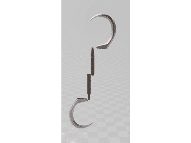 Death's Sickle Staff from Puss and Boots 3d model
