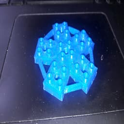 Penta connect Interlocking Bricks (not Lego) 3d model