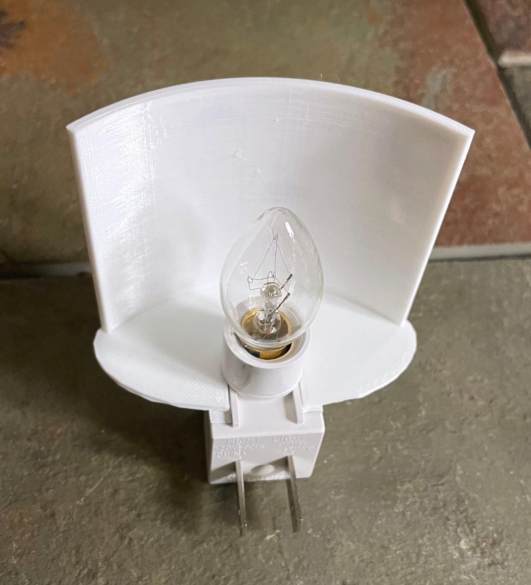 Lithophane nightlight clip 3d model
