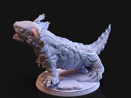 Magma axolotl 35mm scale 3d model