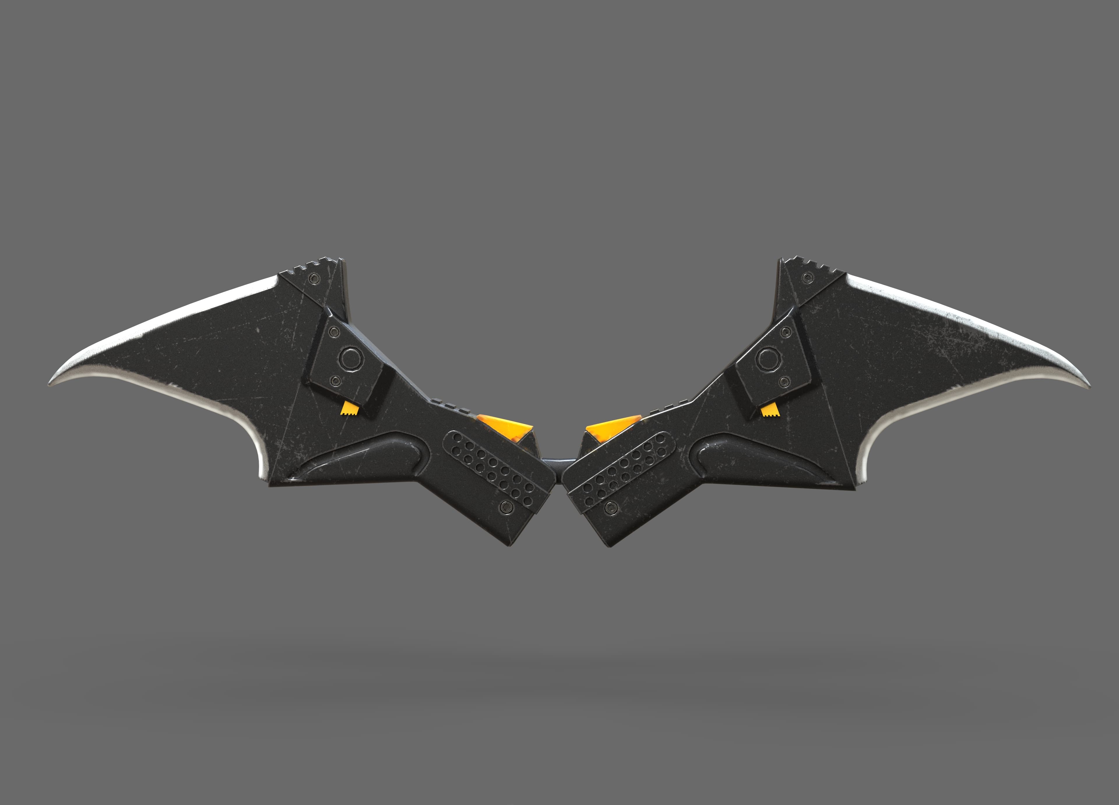 Batman Batarang Set 3d model