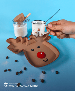 Rudolph Tray, Christmas Reindeer - Go Wild Tray Collection 3d model