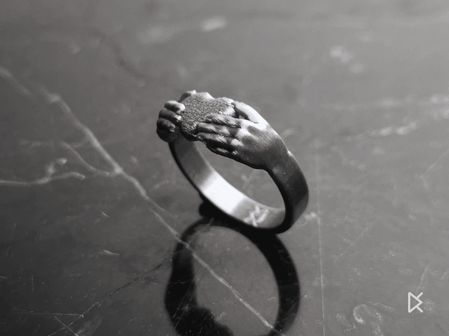 Claddagh Ring - Minimal 3d model