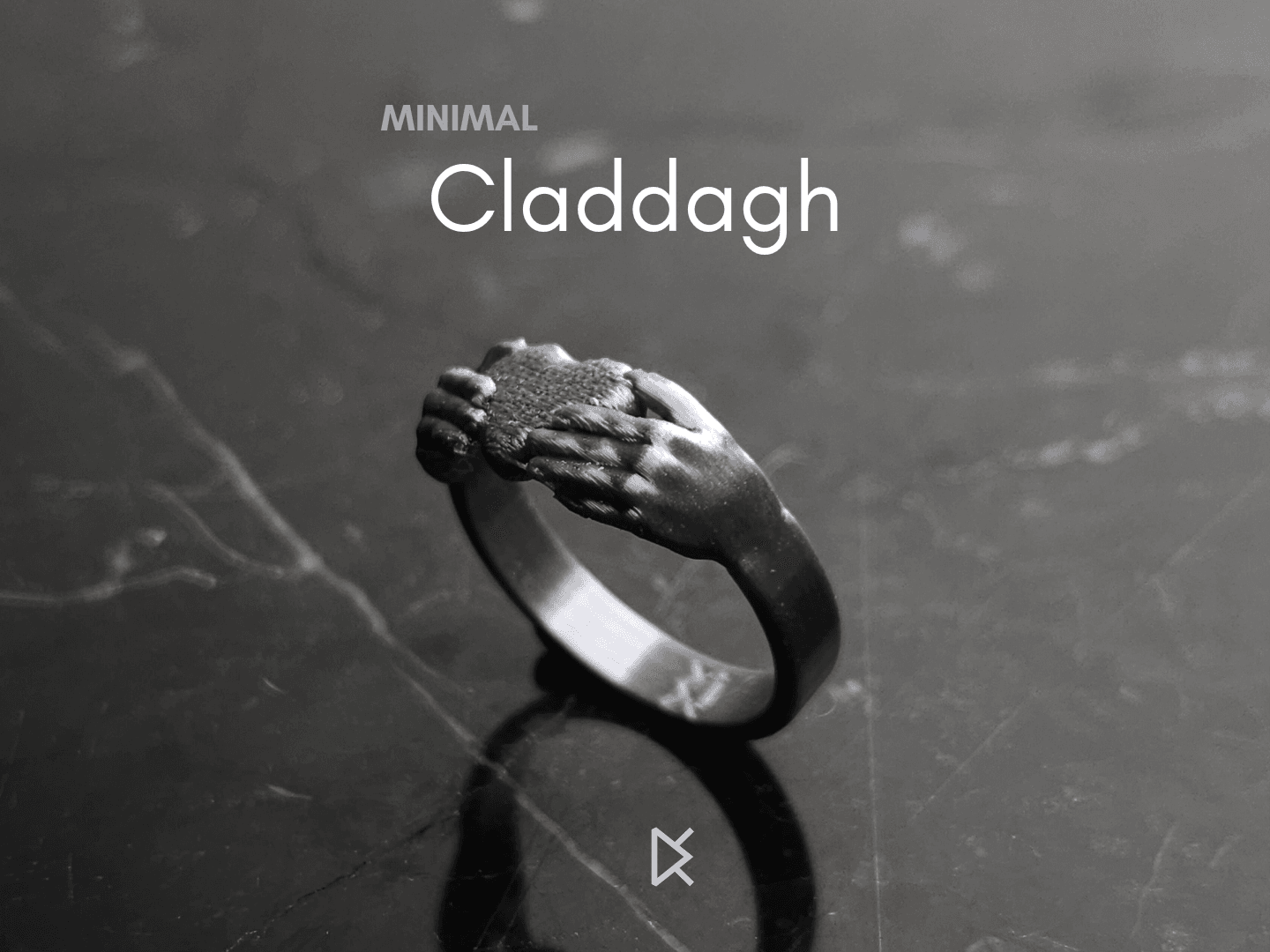 Claddagh Ring - Minimal 3d model