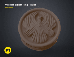 Atreides Signet Ring - Dune 3d model