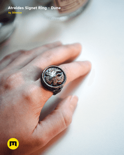 Atreides Signet Ring - Dune 3d model