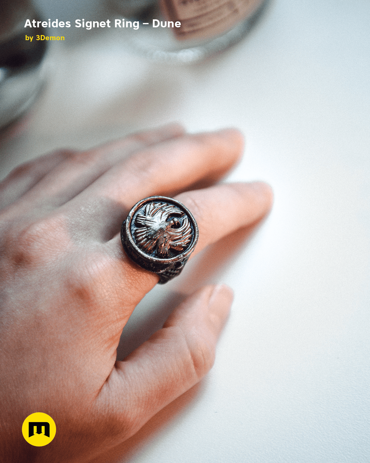 Atreides Signet Ring - Dune 3d model