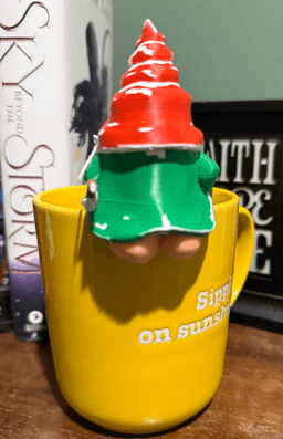 He has Gnome Fishing - Tea Bag Holder and Mug Accessory 3d model