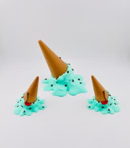 Ice Cream Cone Gnome Cherry Nose 3d model