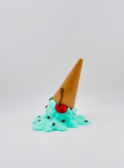 Ice Cream Cone Gnome Cherry Nose 3d model