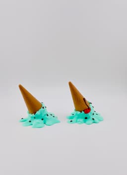 Ice Cream Cone Gnome Cherry Nose 3d model