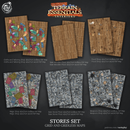 Stores Set (Pre-Supported) 3d model