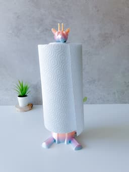 Giraffee Paper Towel Holder 3d model