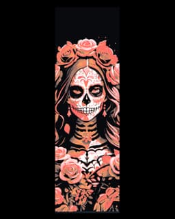 The Masks and Faces of Halloween and the Season - Set of Bookmarks 3d model