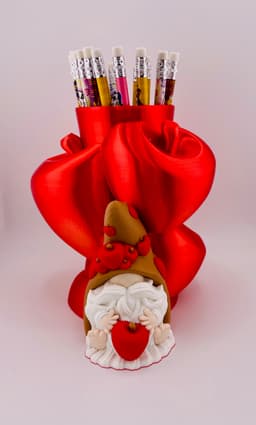 Apple Gnome Pencil Holder 3d model
