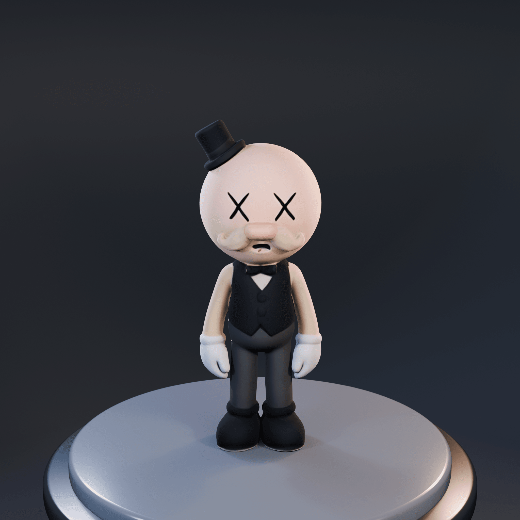 Pops regular show file clean 3d 3d model