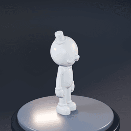 Pops regular show file clean 3d 3d model