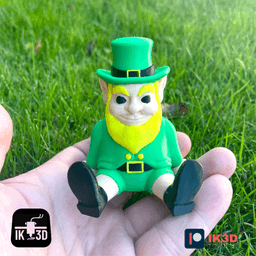 Leprechaun Shoulder Pal / No Supports / 3MF Included 3d model