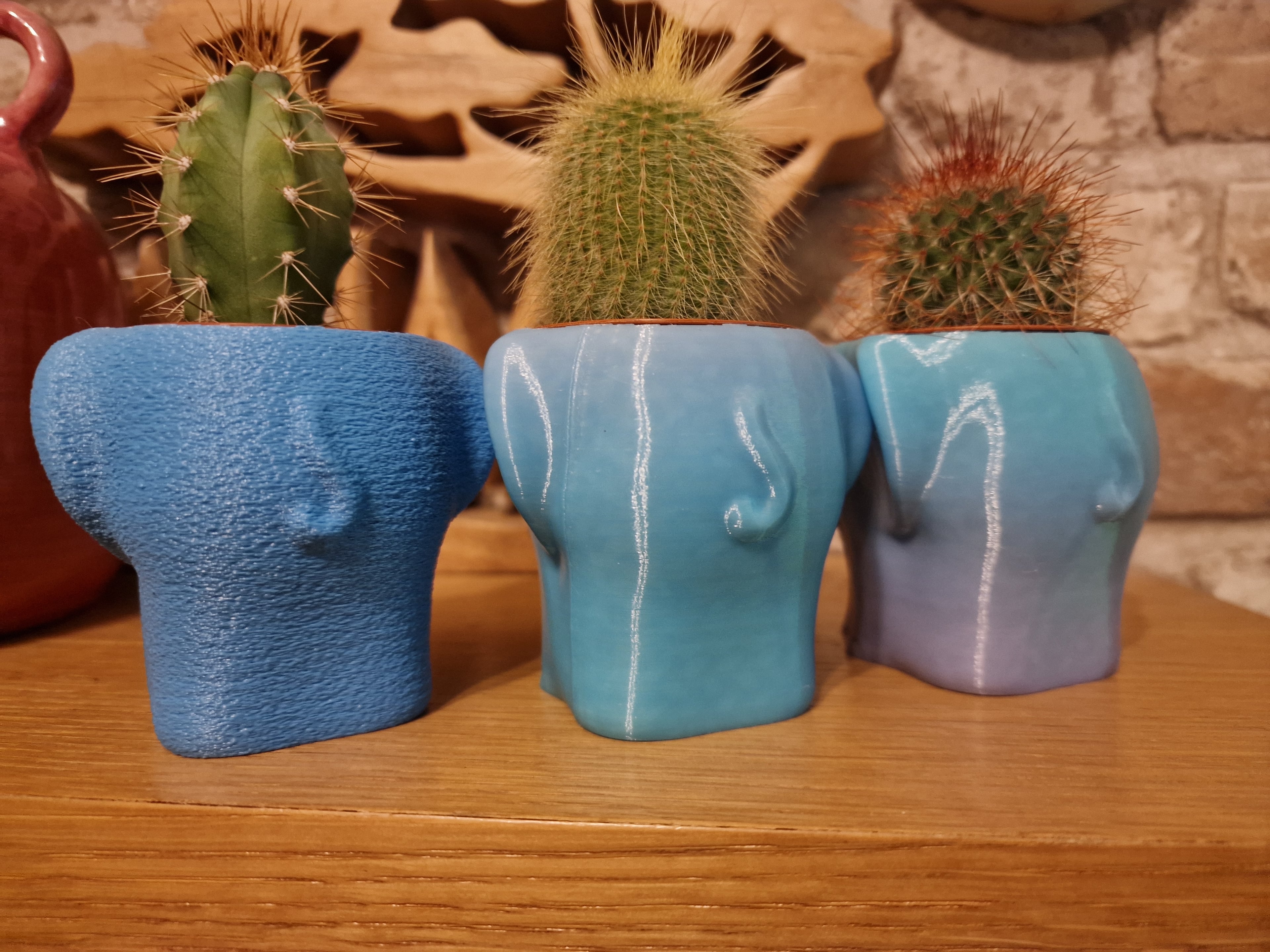 Elephant Succulent Planter 3d model