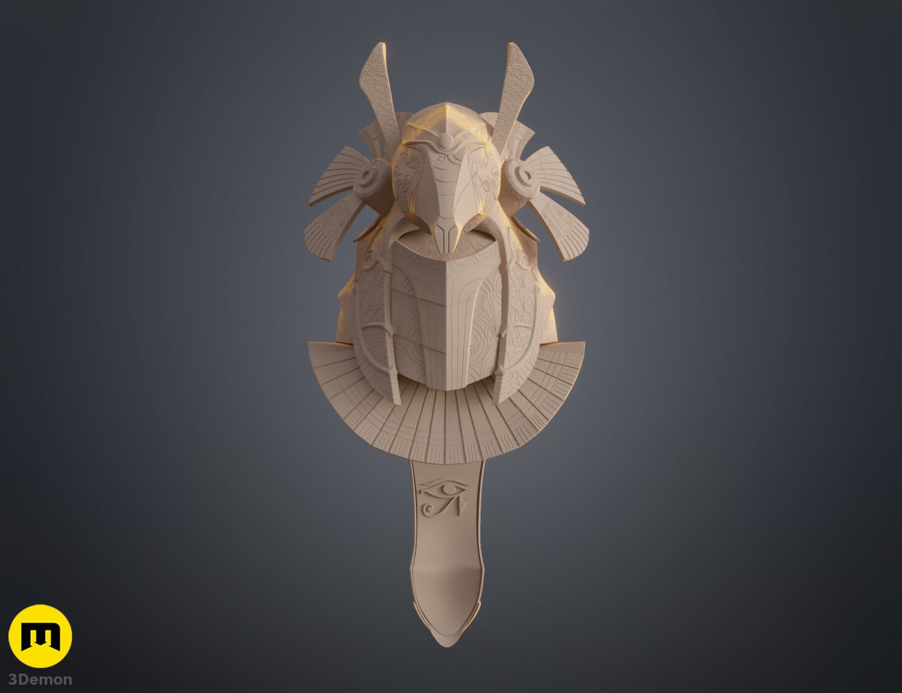 Seth Guard Helmet 3d model