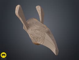 Seth Guard Helmet 3d model