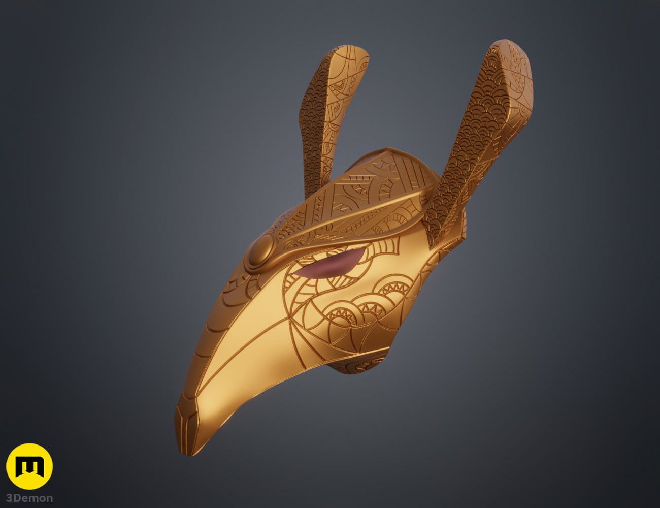 Seth Guard Helmet 3d model