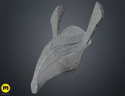 Seth Guard Helmet 3d model