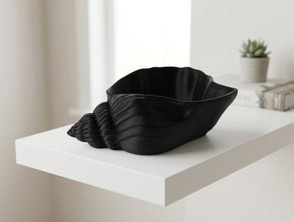 Nautilus Shell Bowl - Catchall Decor 3d model