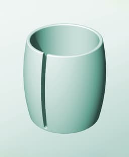 CR162-210-S Modular Stacking slotted container for home decor 3d model