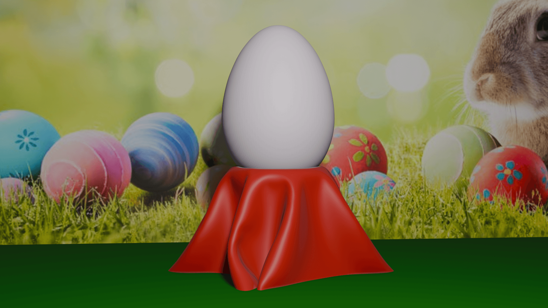 Egg Holder - Cloth 3d model
