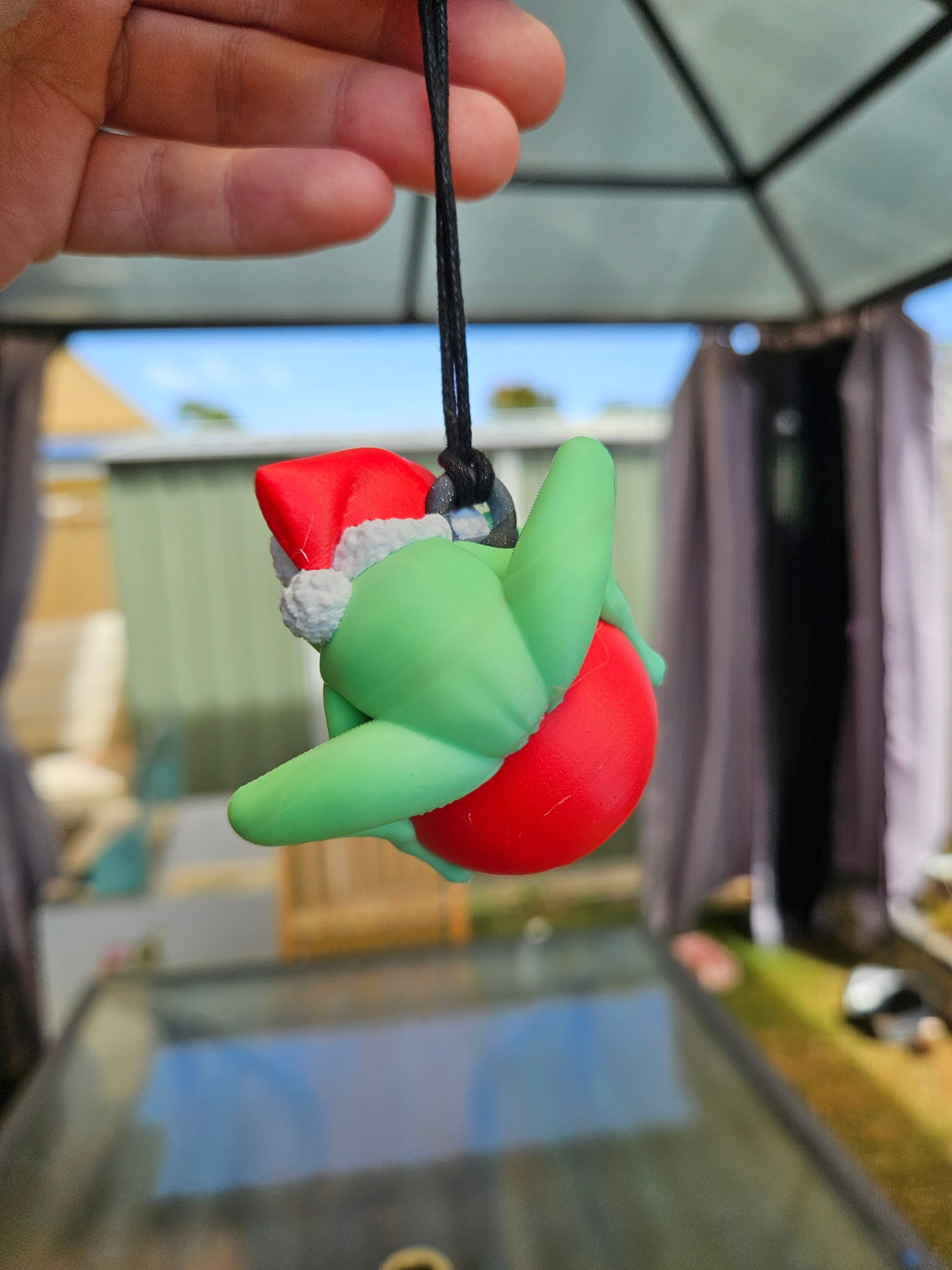 Frog Christmas Ornament 3d model