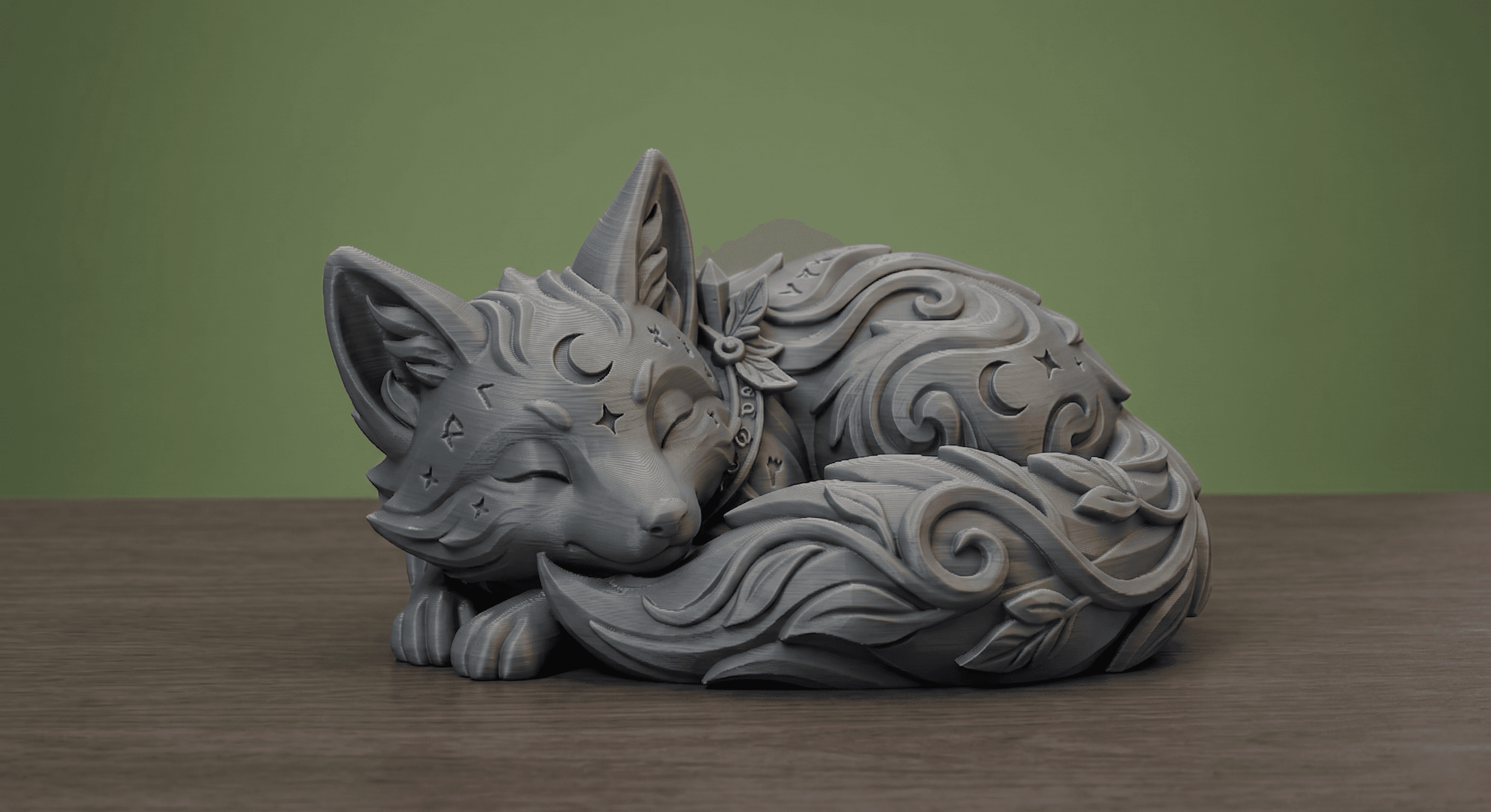 The Silent Fox Series: #1 3d model