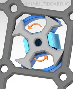 Multibin Twist Lock Divider Tool 3d model