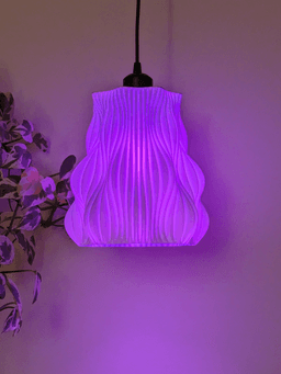 The Flustra - Vase Mode Pendant Light (Large), STL & Bambu 3MF 3d model