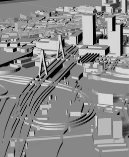 BOSTON, Skyline 3D map 3d model