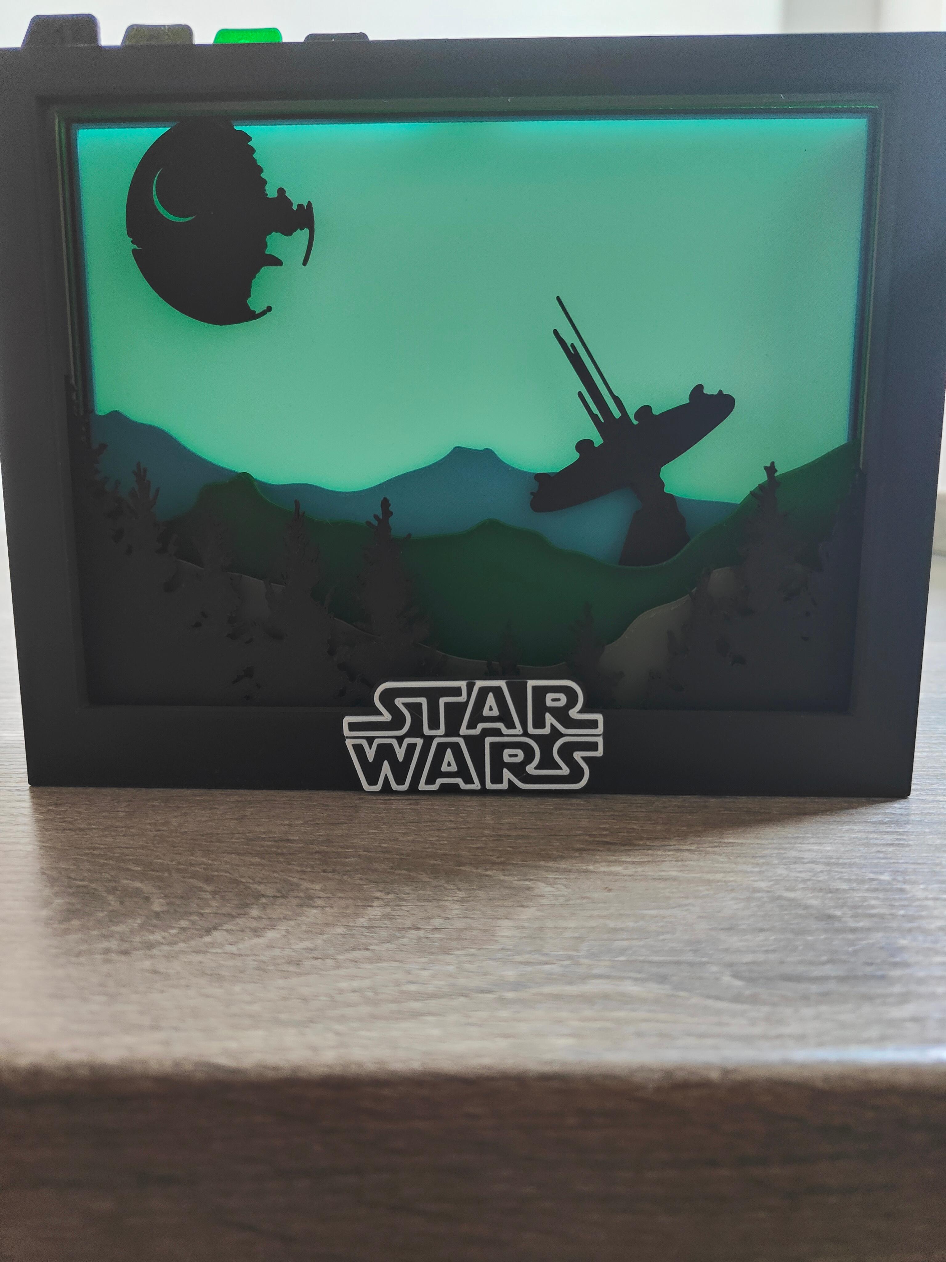 Star Wars Endor Shadow Box (A) 3d model
