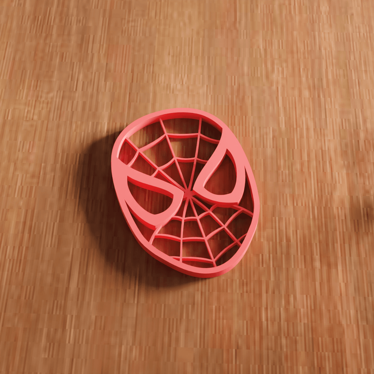Superhero Spider Mask Wall Art Silhouette 3d model