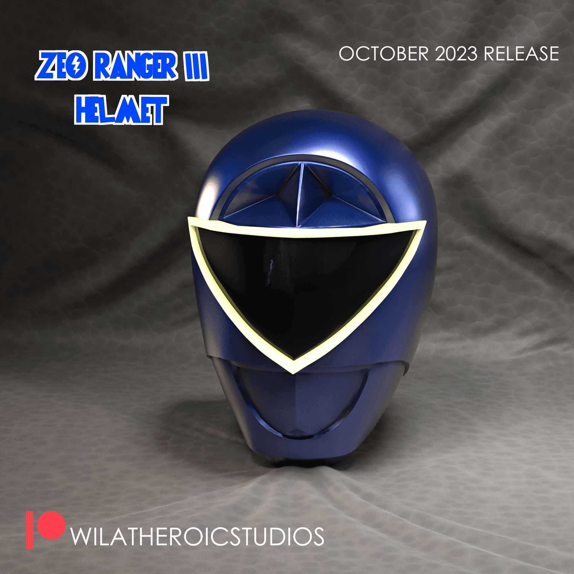 Zeo Ranger III Helmet [Custom Design] 3d model