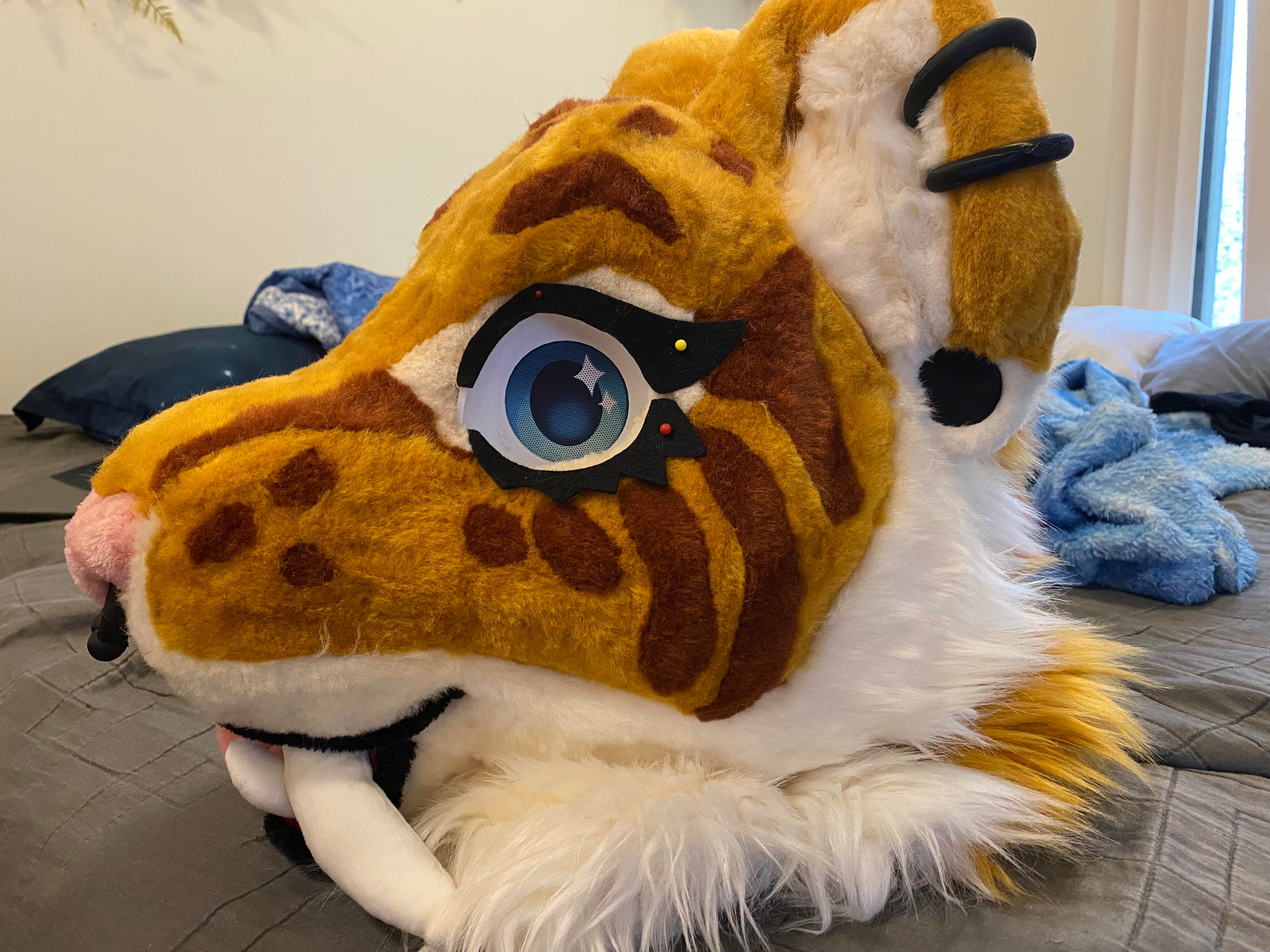 Printed these out as is and it worked out really well! Would agree that trying to slip these onto chunky ears though is difficult