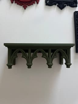 Baroque Wall Shelf 3d model