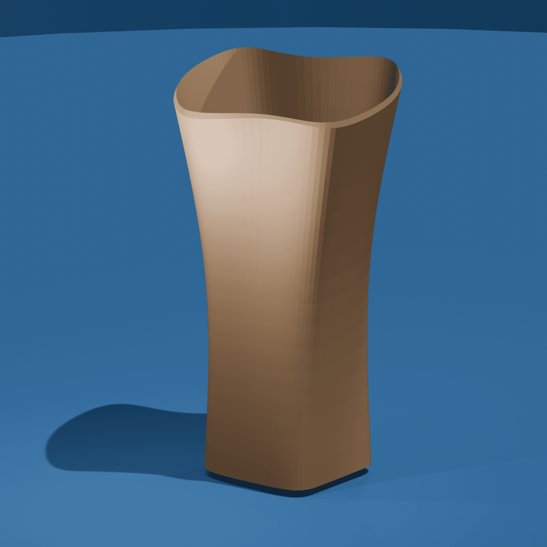 Wavy Rim Serenity Vase 3d model