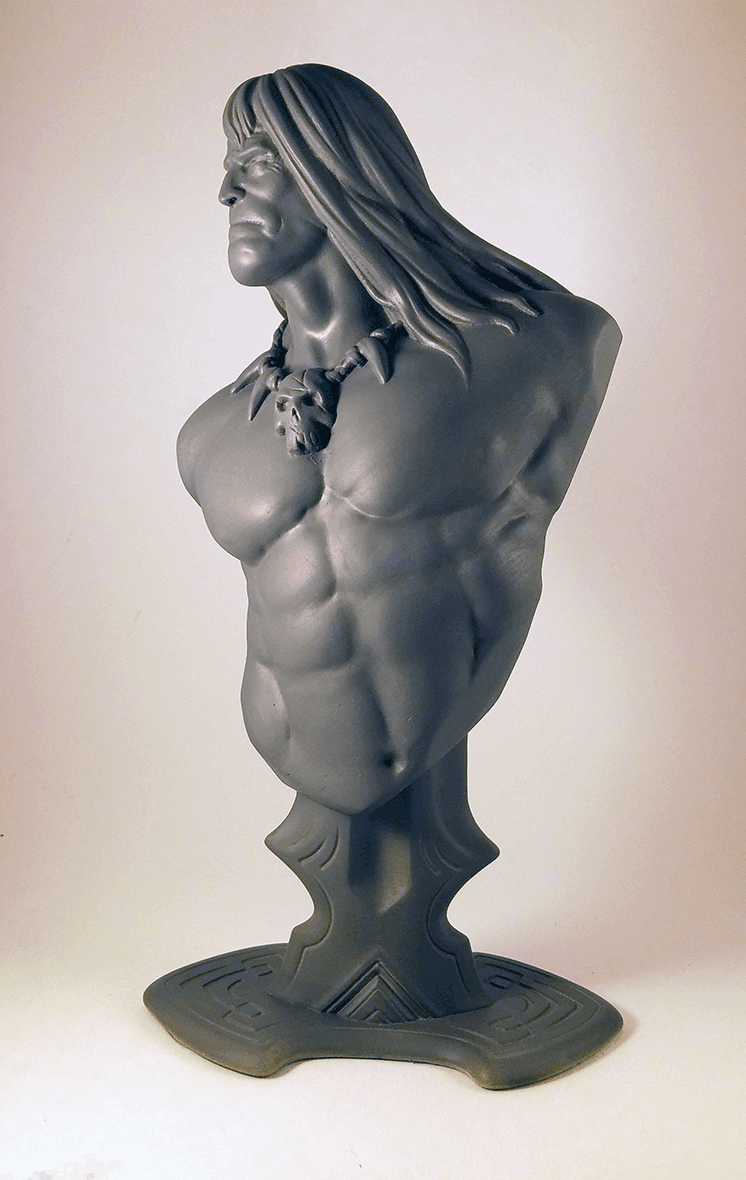 Conan the Barbarian bust (fan art) 3d model