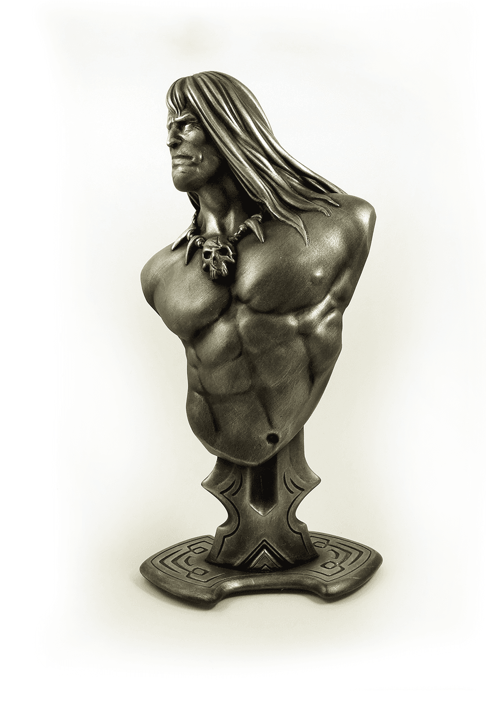 Conan the Barbarian bust (fan art) 3d model