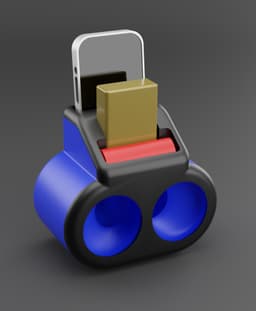 Mini Phone Amplifier 3d model