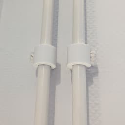 Cover for Pipe Clamp on Wall (heating tube) 3d model