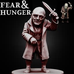 TRORTUR Fear and Hunger tabletop D&D RPG miniature figurine – scale STL Fan Art 3d model