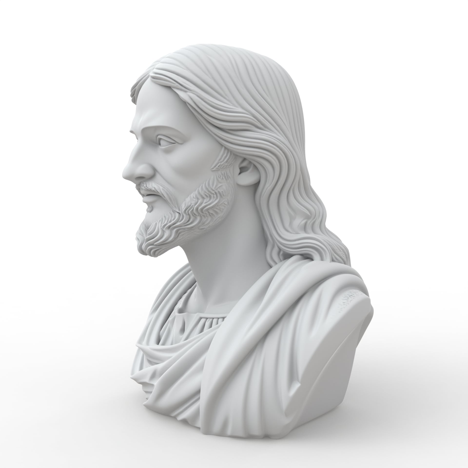 Jesus Bust 3d model